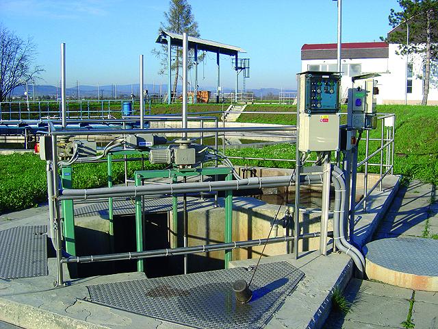 Vystrojení čerpací jímky - ČOV Zábřeh Vystrojení čerpací jímky - ČOV Zábřeh