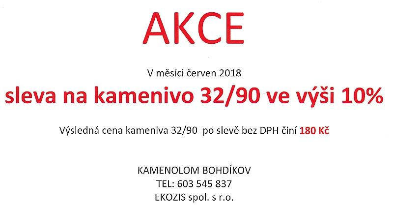 Akce - sleva na kamenivo Akce - sleva na kamenivo